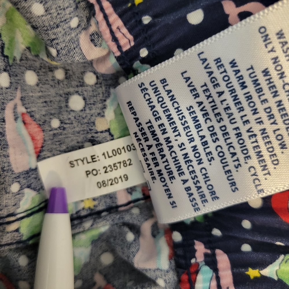 Vineyard Vines Santa Whale Christmas PJ Pants - Picture 5 of 6